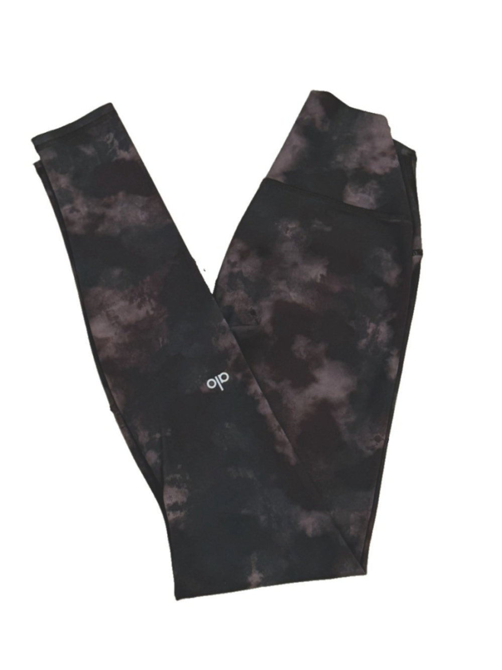 Alo Yoga High-Waist Airbrush Legging 28” Black Cloud Size XXS